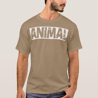 Manar ANIMAL Gym Fitness Workout Bodybuilding Moti T Shirt