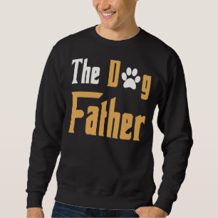 Manar Animal Hund Far Pappa Best Pappa Lycklig Far Lång Ärmad Tröja