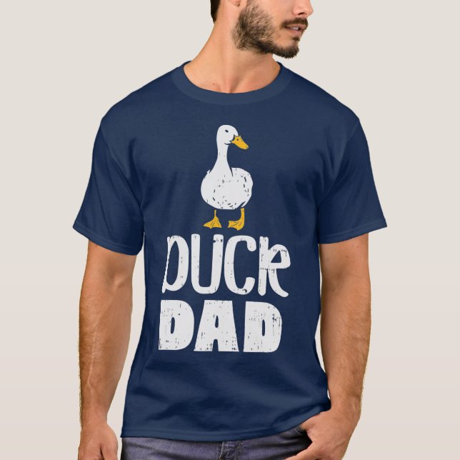 Manar Anka Pappa Farm Djuruppfödning i Land T Shirt (Framsida)