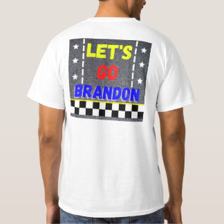 Manar anklagWhite Låt oss Go Brandon T-Shirt