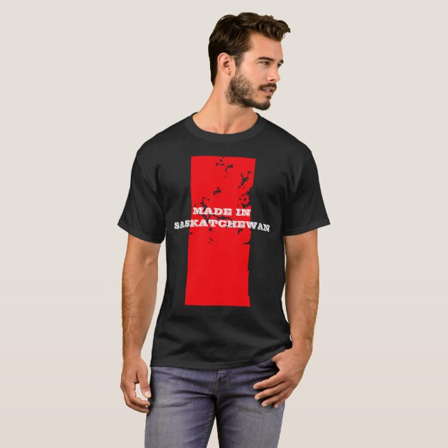 Manar anpassade som göras i den Saskatchewan Tee Shirt (Hel framsida)