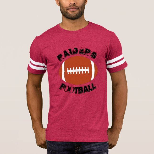 Manar Anpassade Team Namn Football T-shirt (Framsida)