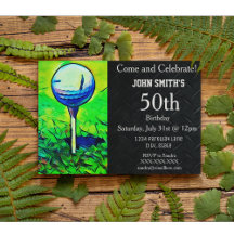 Manar Anpassningsbar Golfing Birthday Sports Far