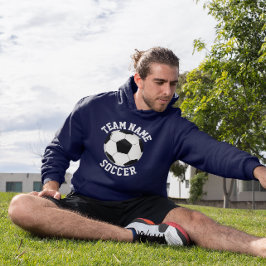 Manar Anpassningsbar Team, Player Namn och Number Hoodie