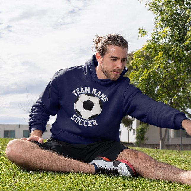Manar Anpassningsbar Team, Player Namn och Number  Hoodie (Custom soccer team hoodies.)