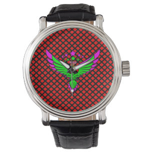 Manar: Ansikte: Alloy Strap: Lea Armbandsur