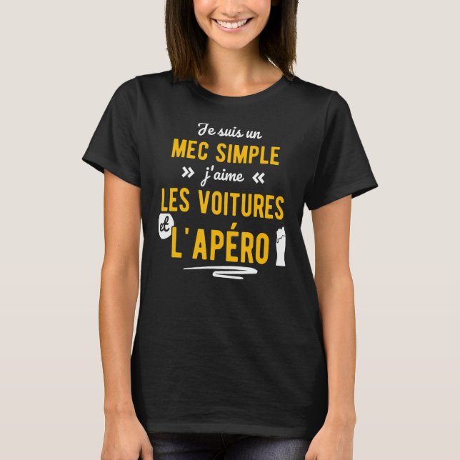 Manar Apero Car Idea T Shirt (Framsida)