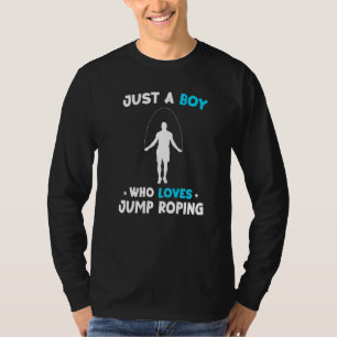 Manar är bara en pojke som Kärlek Jumping Rope Ski T Shirt