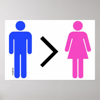 Manar är bättre än kvinnor Poster