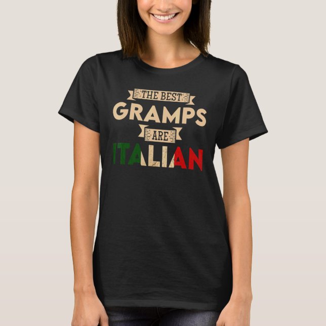 Manar är den italienska Flagga Pa T Shirt (Framsida)