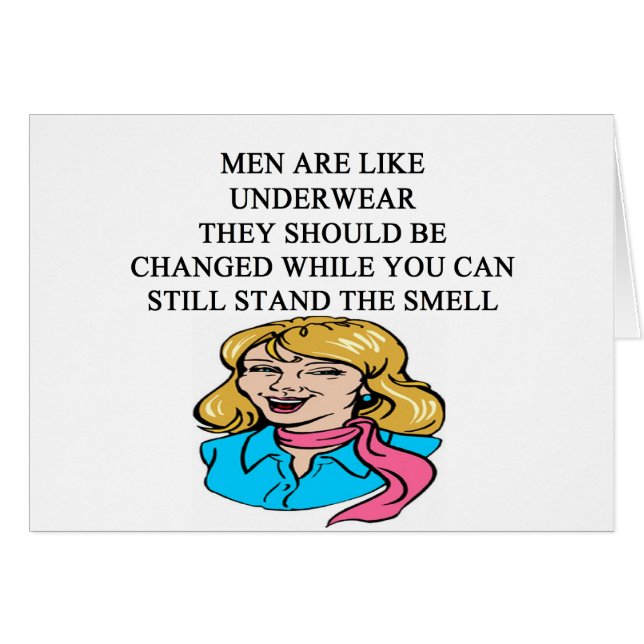 MANAR är den lika underkläderen Hälsningskort (Framsidan Horizontal)