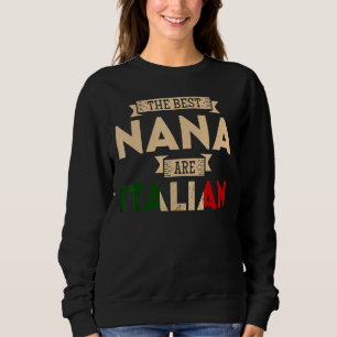 Manar är det bästa Nana är italienska Flagga itali T Shirt