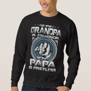 Manar är en ära att vara Pappa är Pris Lång Ärmad Tröja