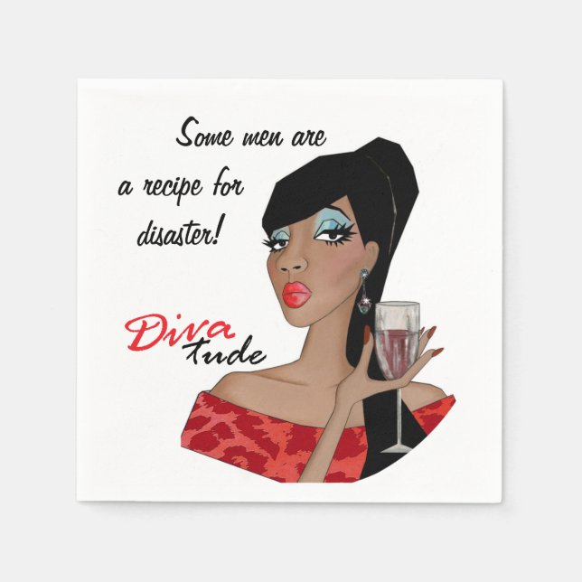 Manar är en katastrof! pappersservett (Framsidan)