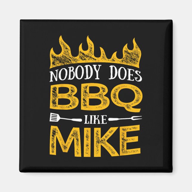 Manar är ingen BBQ gillar Mike Magnet (Framsidan)