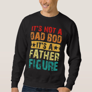 Manar är inte en Pappa-bod för Vintagen Far Figur Lång Ärmad Tröja