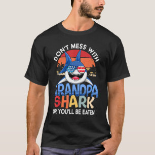 Manar är inte  med matchning av Grandpa Shark-fami T Shirt