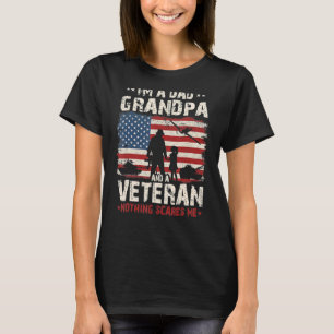 Manar är jag en farfar från Pappa och en veteran F T Shirt