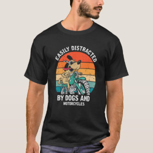 Manar är lätt uppdelat av Hundar och motorcyklar M T Shirt