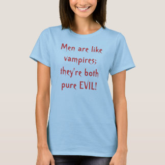 Manar är lika vampyrer; de är båda den rena t-shirt