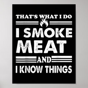 Manar är så roligt att jag röker Kött och jag... Poster