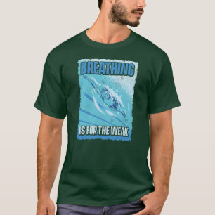 Manar är till för den svagt roliga simningen. t shirt
