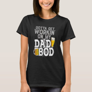 Manar-arbetare vid Pappa Bod Beer Pappa-skämt Far T Shirt