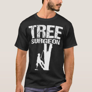 Manar Arborist Gift Pappa Träd Surgeon Climate Cha T Shirt