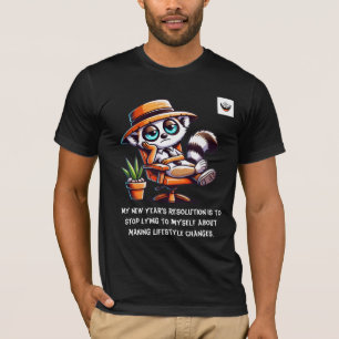 Manar: ärlig resolution om nyår t shirt