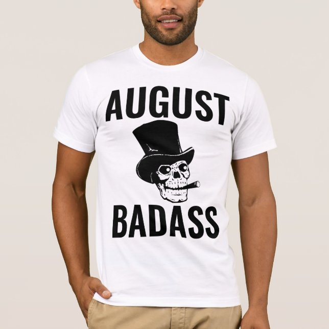 MANAR AUGUST BIRTHDAY T-Shirts (Framsida)