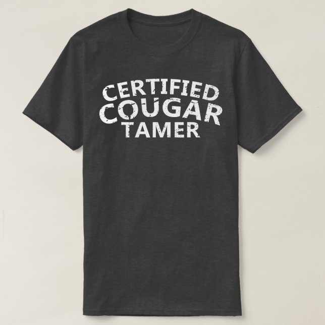 Manar Auktoriserad Cougar Tamer Cougar Hunter T Shirt (Design framsida)
