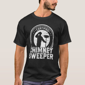 Manar Auktoriserad Skorsten svepning T Shirt