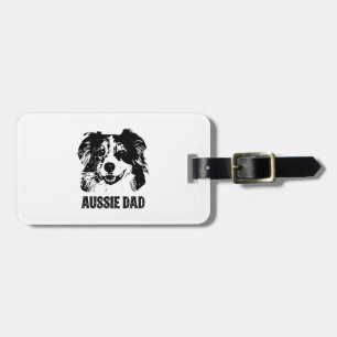 Manar Aussie Pappa - Australian shepherd Hund Papp Bagagebricka