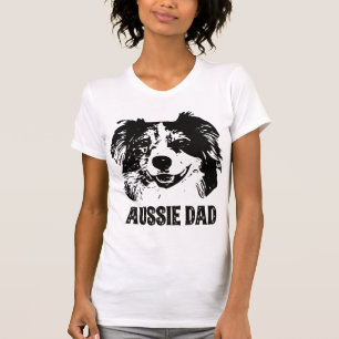 Manar Aussie Pappa - Australian shepherd Hund Papp T Shirt