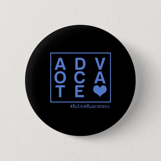 Manar Autism Awareness Advocate Unique Embrace Dis Knapp (Framsida)