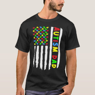 Manar Autism Spektrum Disorder Pappa Proud Awarene T Shirt