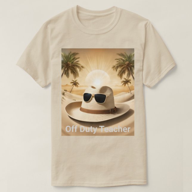 Manar Av Duty Teacher T-Shirt (Design framsida)