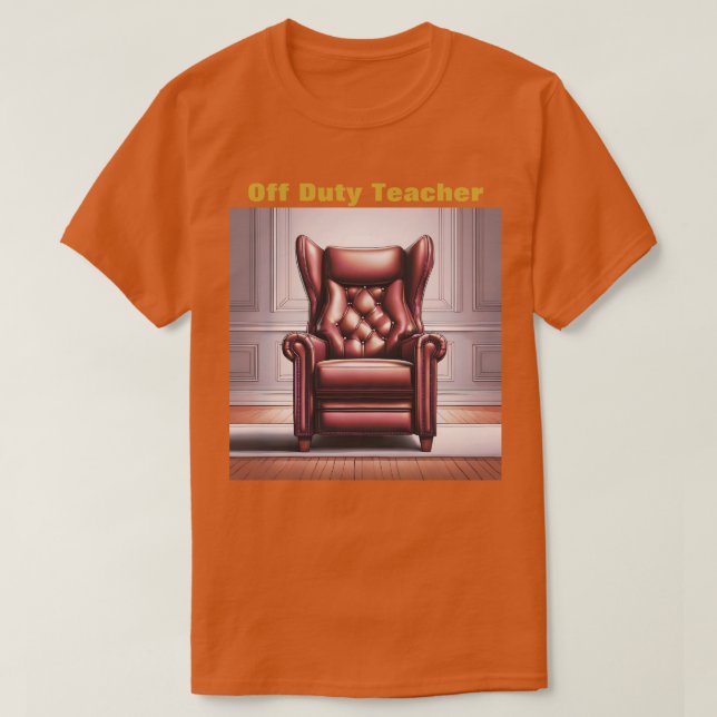 Manar Av Duty Teacher T-Shirt (Design framsida)