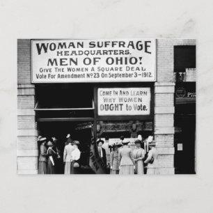Manar av Ohio! 1912 Vykort