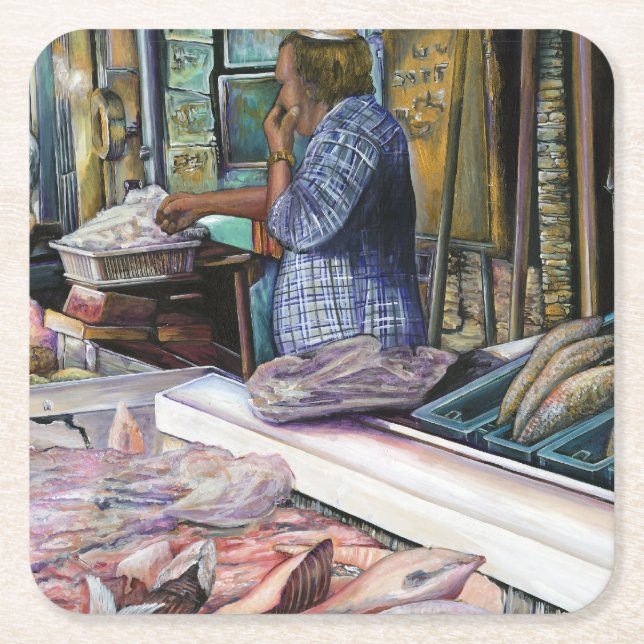 Manar av öknen, havsgåvor, Jerusalem Underlägg Papper Kvadrat (Framsidan)