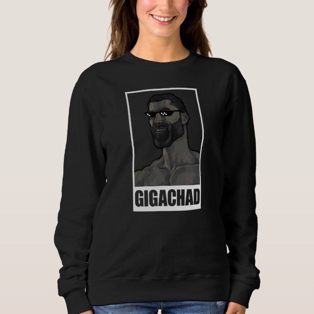 Manar Average Sigma Male Gigachad Meme T Shirt (Framsida)