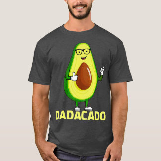 Manar Avocado Älskare Funny Dadacado Fars dag Avo T Shirt