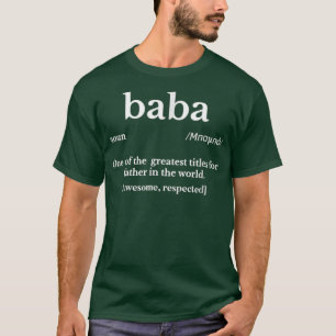 Manar Baba Grekiska gåvor till Pappa Fars dag T Pr Shirt