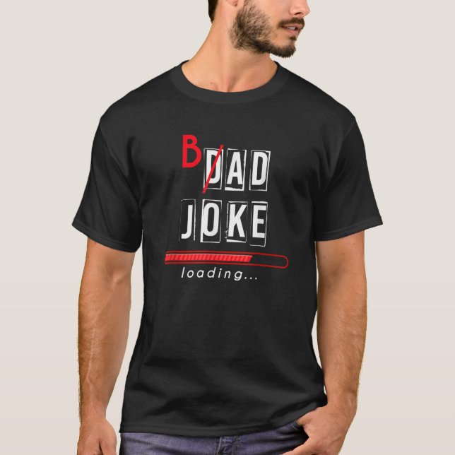 Manar Bad Joke laddar upp underbart Cringey Humous T Shirt (Framsida)