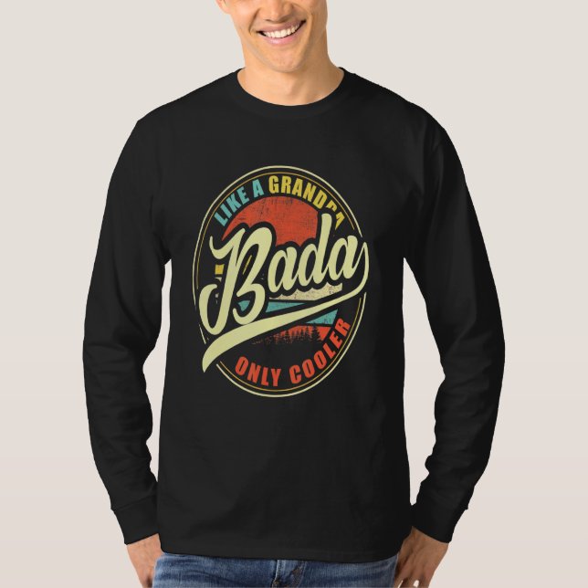 Manar Bada som en morfar-kooler T Shirt (Framsida)