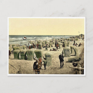 Manar badande ställe, Norderney, Tyskland magnific Vykort