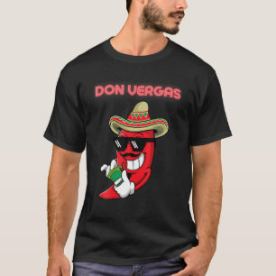 Manar Badass Red Hett Chili Pepper Don Vergas T Sh Shirt
