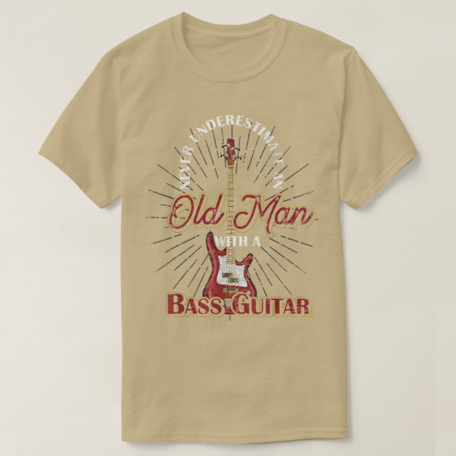 Manar Baid underskatta aldrig en gammal man med en T Shirt (Design framsida)