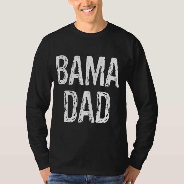 Manar Bama Pappa södra Fars dag Alabama  T Shirt (Framsida)