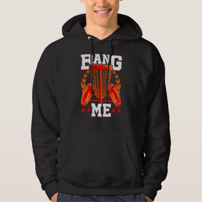 Manar Bang Me Disk Golf Frisbee Golf Chains Disk S Hoodie (Framsida)